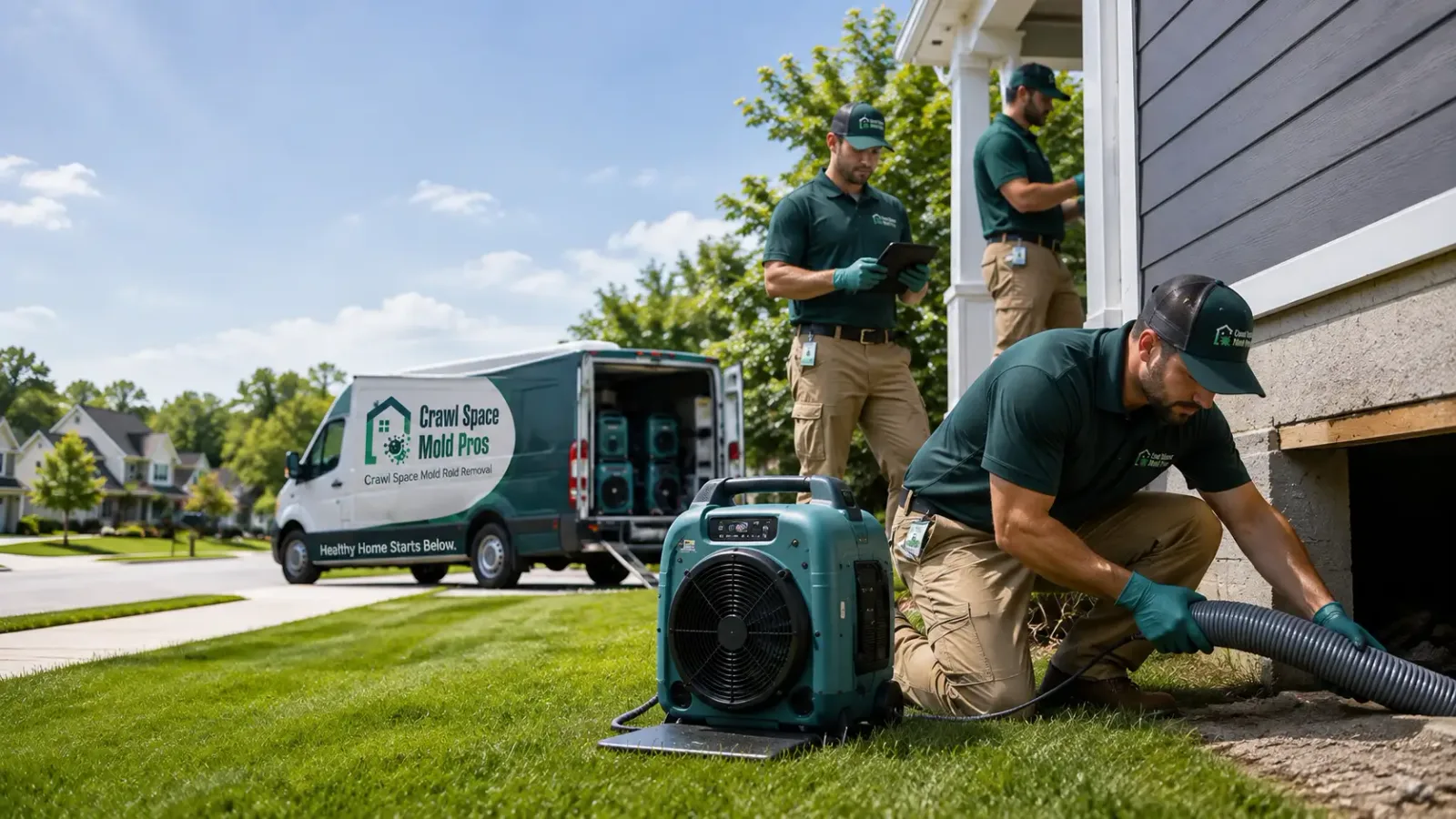 Crawl Space Mold Removal in Placedo, TX